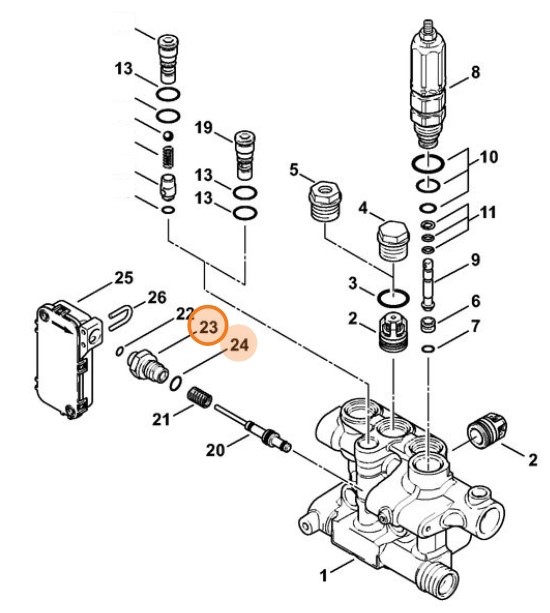 Element łączący, Stihl 47575101600