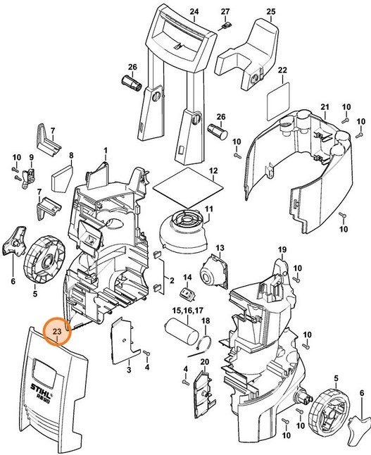 Osłona przednia, Stihl 47757905101