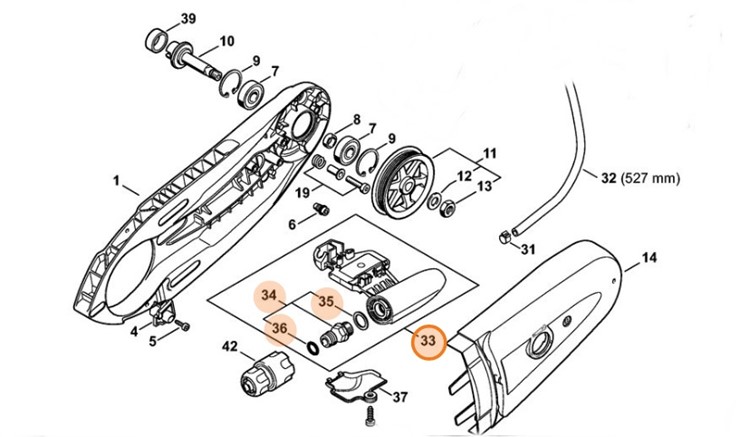 Zawór magnetyczny, Stihl 42506705200