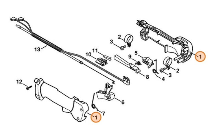 Rękojeść, Stihl 41377900300