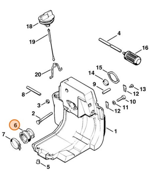 Krzywka, Stihl 41191412200