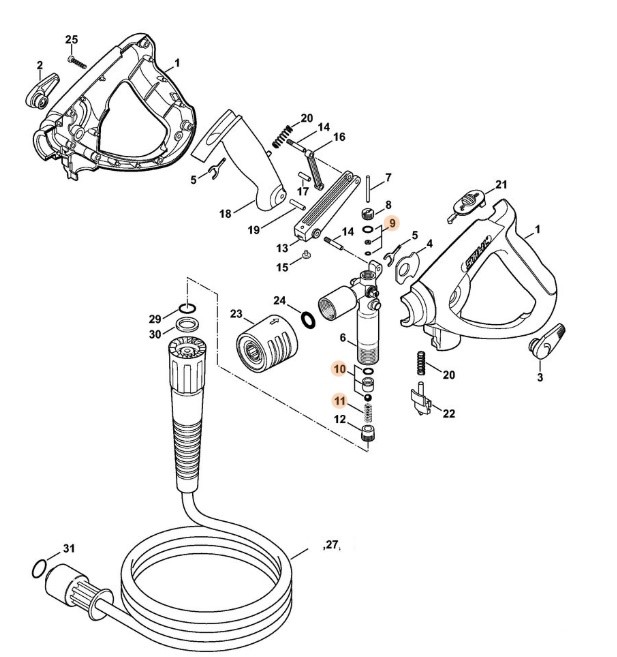 Obcinacze do żywopłotów z napędem elektrycznym, Stihl 49250071060