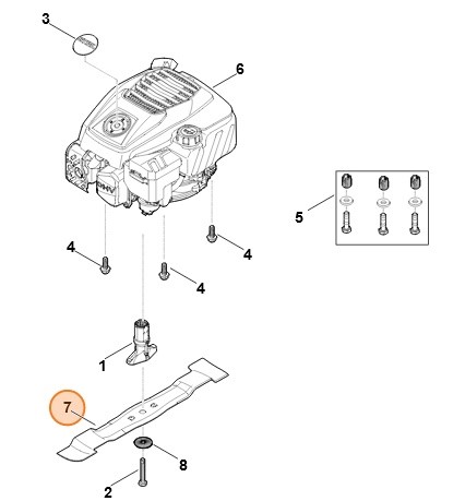 Nóż, Stihl WA417020105