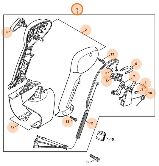 Rękojeść manipulacyjna, Stihl 42447901313
