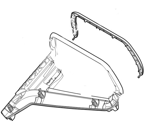 Górna część uchwytu, Stihl WB217803000