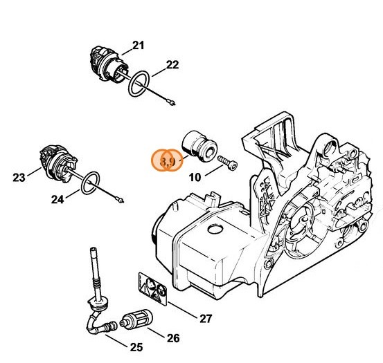 Amortyzator pierścieniowy, Stihl 11237909900