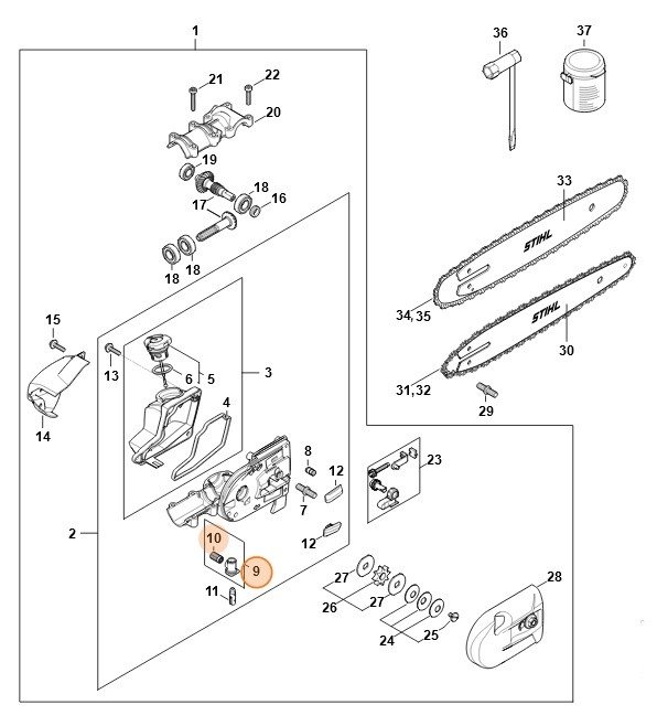 Głowica ssąca, Stihl 41826403800