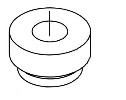 Tulejka gumowa zbiornik paliwa, Orec 0244-73400 