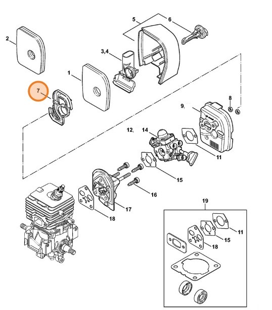 Komora udarowa, Stihl 42411216900