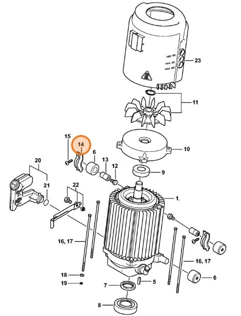 Mocowanie, Stihl 47576081400