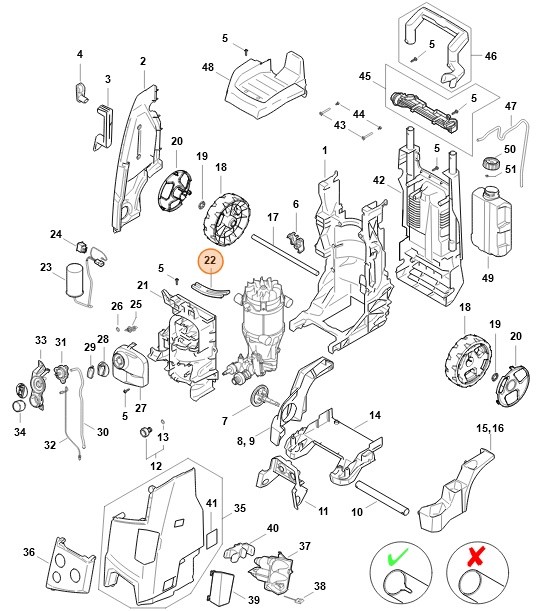 Listwa uszczelniająca, Stihl RE017990200