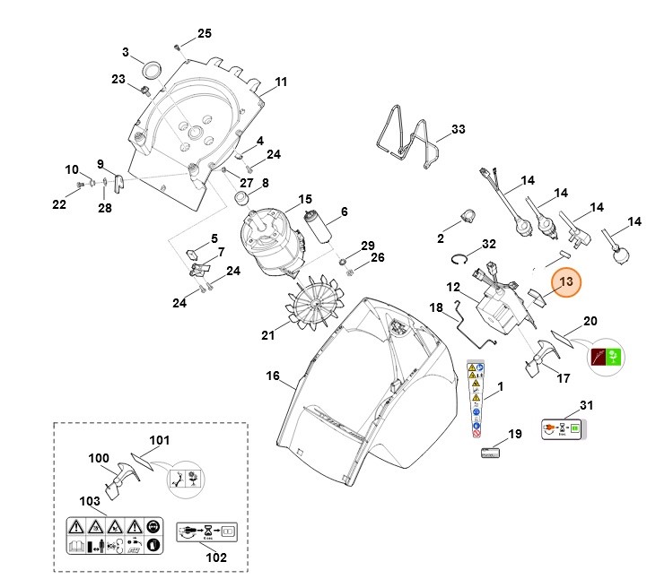 Wziernik, Stihl 60114320100