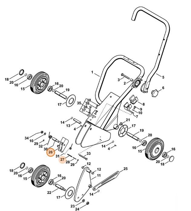 Rygiel zapadkowy, Stihl 42247902700