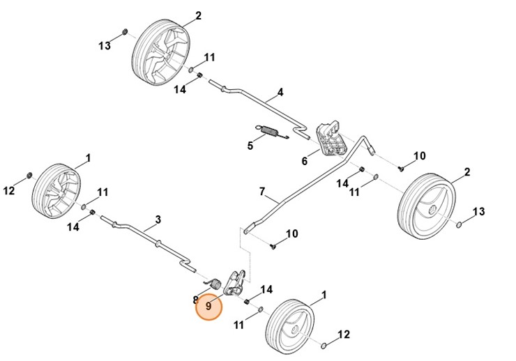 Płyta uchylna, Stihl 63117632500