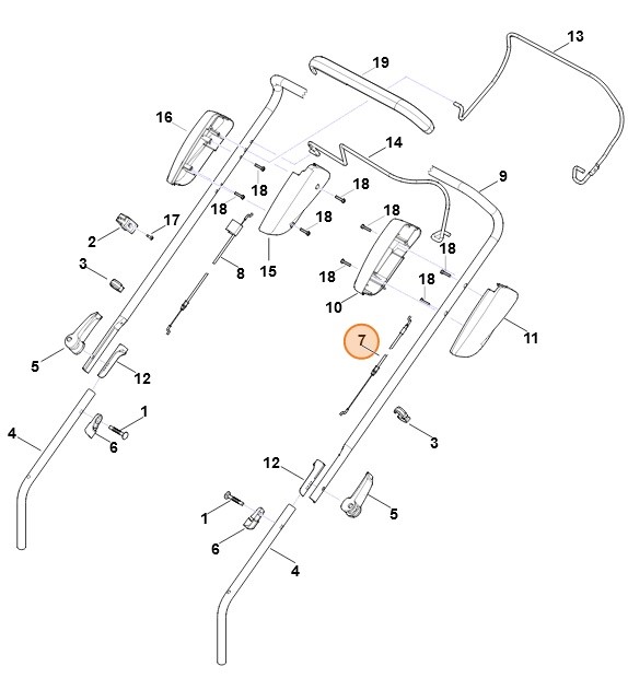 Cięgno, Stihl 63587007501