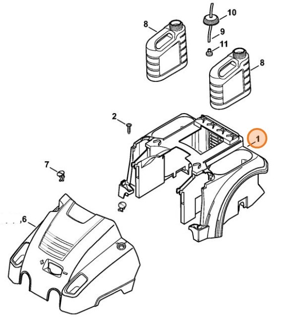 Obudowa, Stihl 47804321201