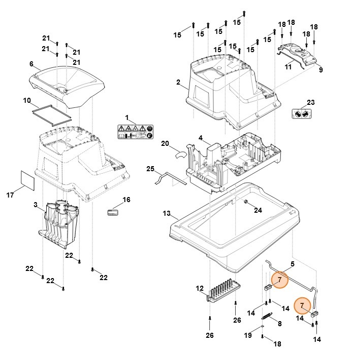 Uchwyt, Stihl 60137019500