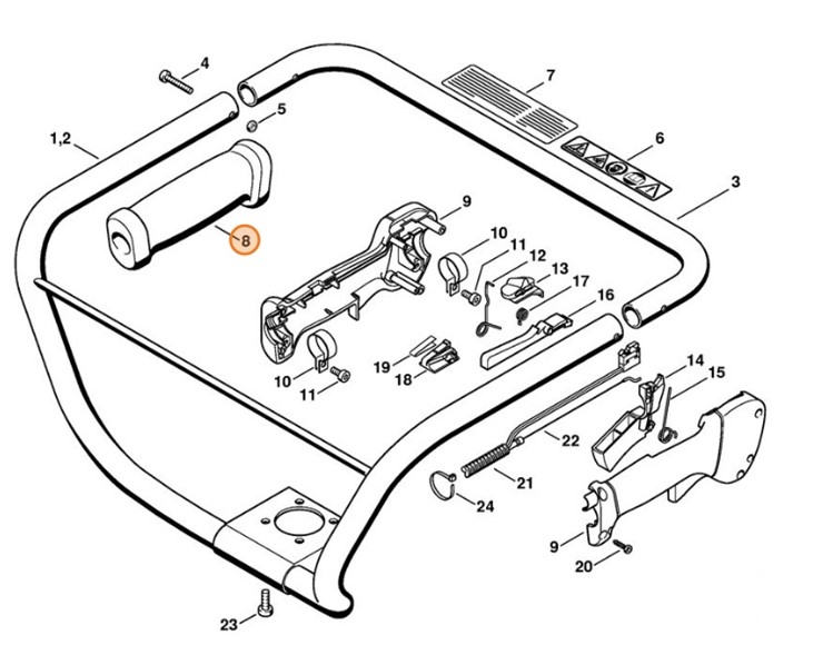Rękojeść, Stihl 43137910300