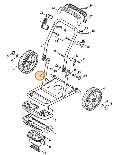 Rama nośna, Stihl 47807901800