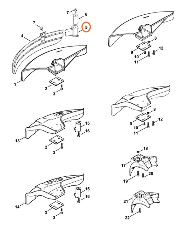 Noż korygujący długość, 41197106000