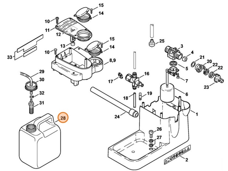 Pojemnik, Stihl 47527010801