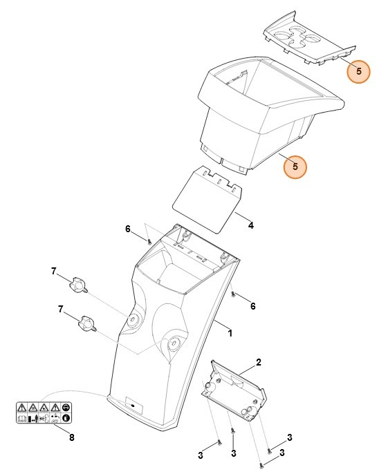 Górna część leja, Stihl 60077000302