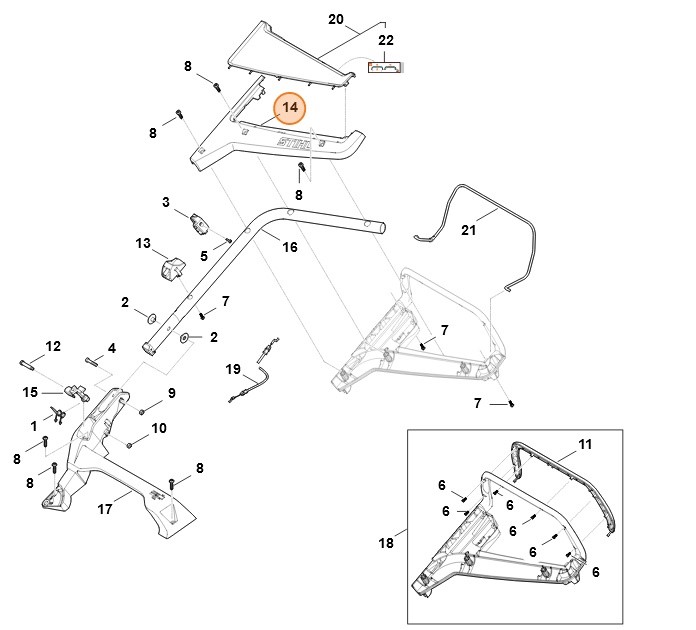 Osłona, Stihl WA417060730