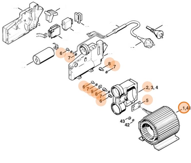 Stojan 230 V/50 Hz, Stihl 47036000501