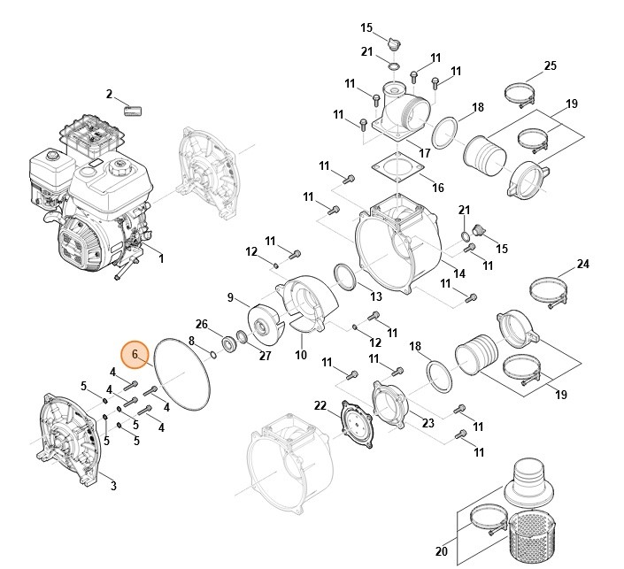 Pierścień uszczelniający, Stihl VB057092000