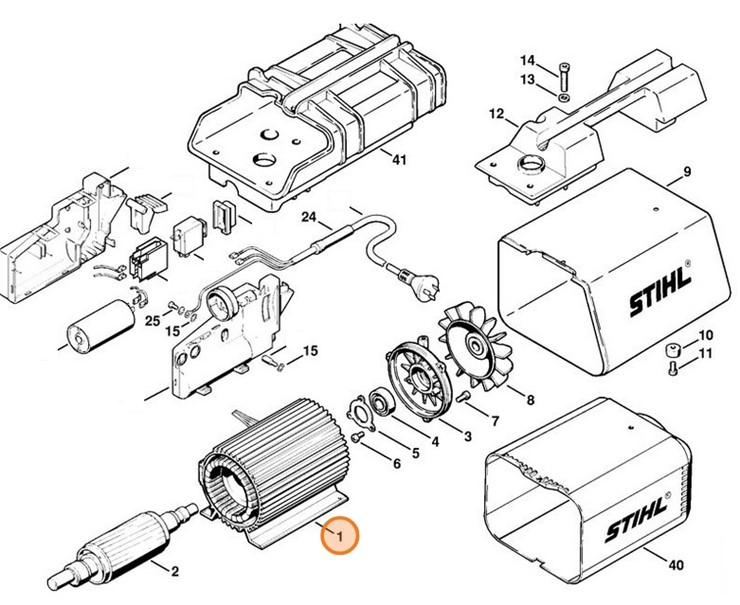Stojan 240 V, Stihl 47176020210