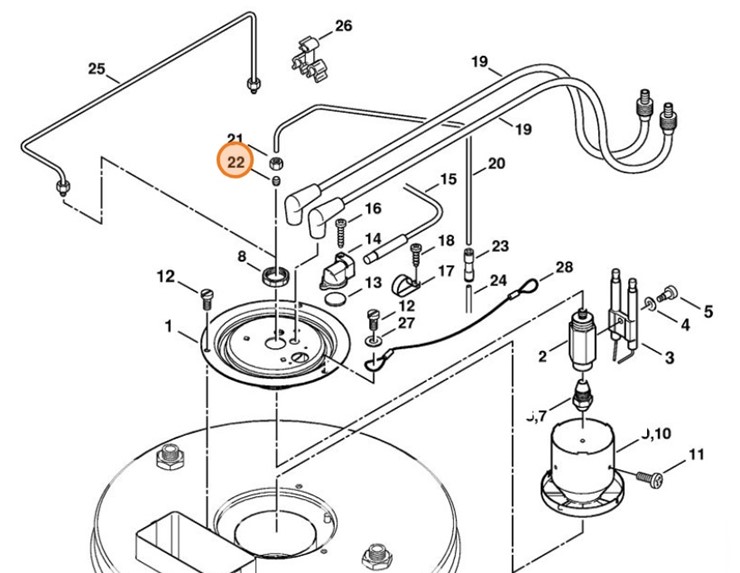 Pierścień tnący, Stihl 07611120004