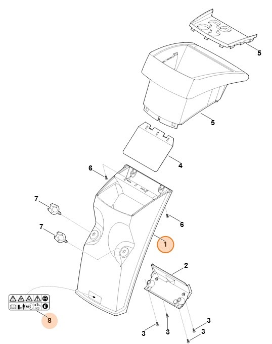 Dolna część leja, Stihl 60077017941