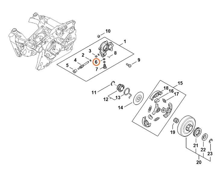 Okrągły pierścień uszczelniający 4x2, Stihl 96469450160