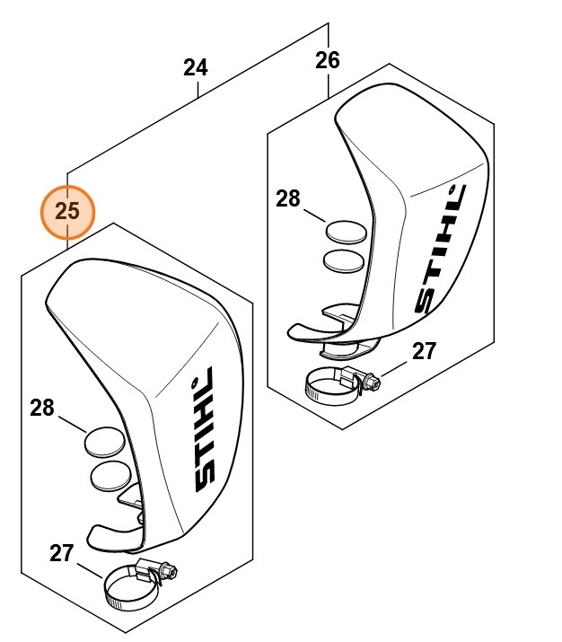 Osłona dłoni, Stihl 41477909100