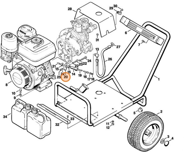 Mocowanie, Stihl 47105130500