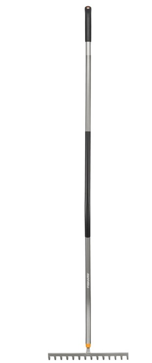 Grabie do trawy, ziemi 14 zębów wygięty trzonek ERGONOMIC, Fiskars 1077112