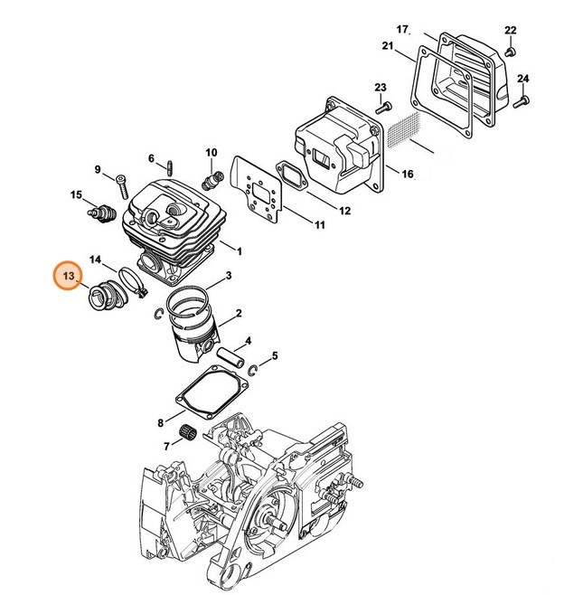 Krzywka, Stihl 11281412203