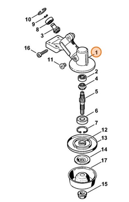 Obudowa przekładni, Stihl 41406410300