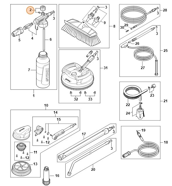 Śruba regulacyjna, Stihl 49105300500