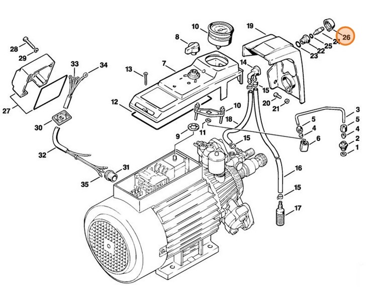 Pokrętło, Stihl 47055120400