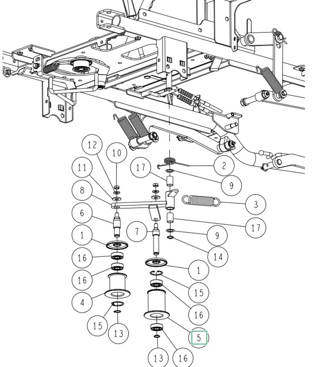 Rolka napinająca ostrze, Orec 0227-40300 