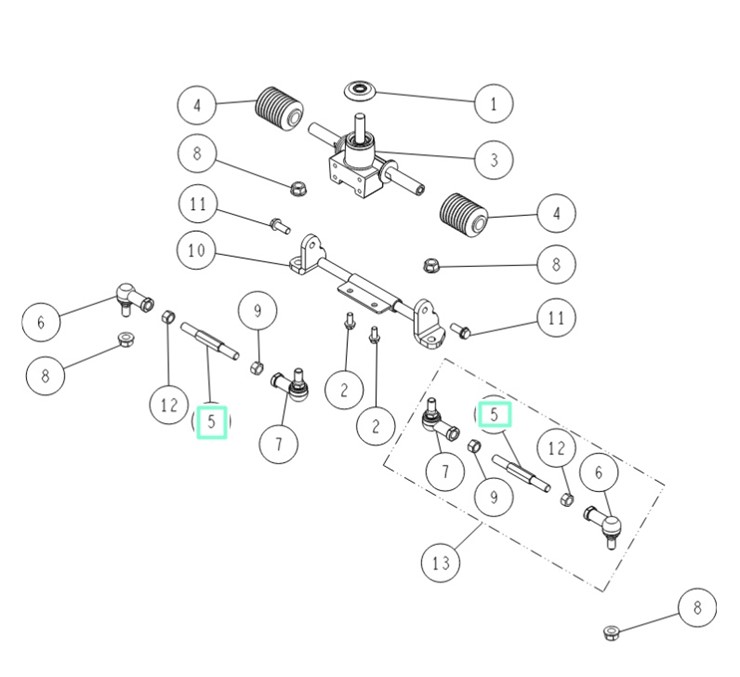 Drążek kierowniczy, Orec 0244-31300