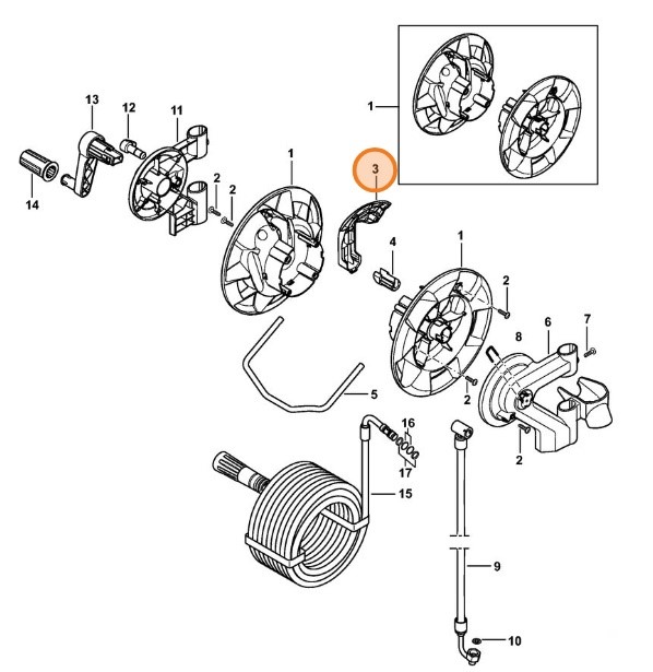 Zabezpieczenie węża, Stihl 47887932700