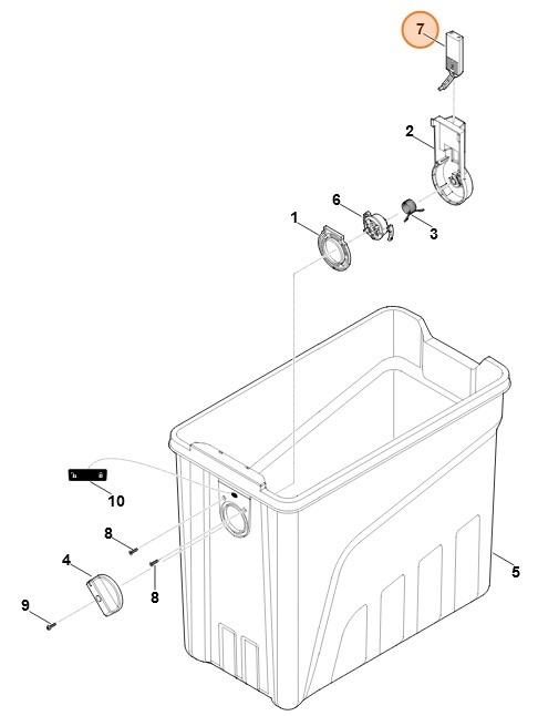 Blokada zabezpieczająca, Stihl 60137801805