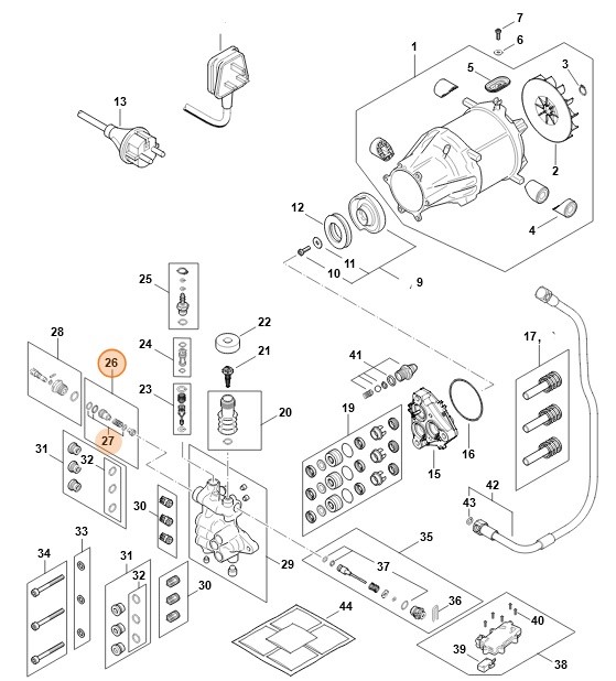 Kanał obejściowy, Stihl RE015103103