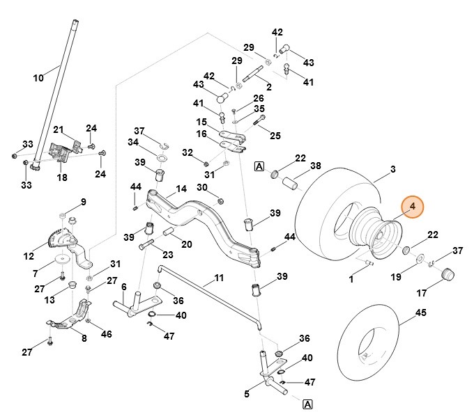 Obręcz koła, Stihl 61407603910