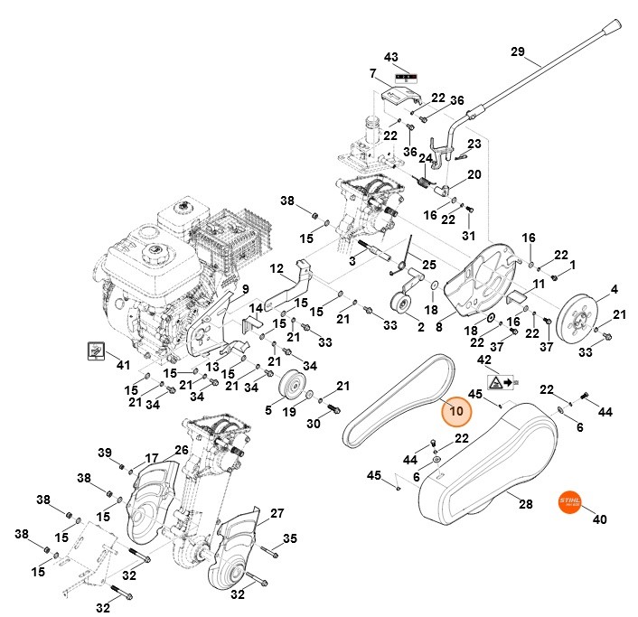 Pasek klinowy, Stihl 62507115000
