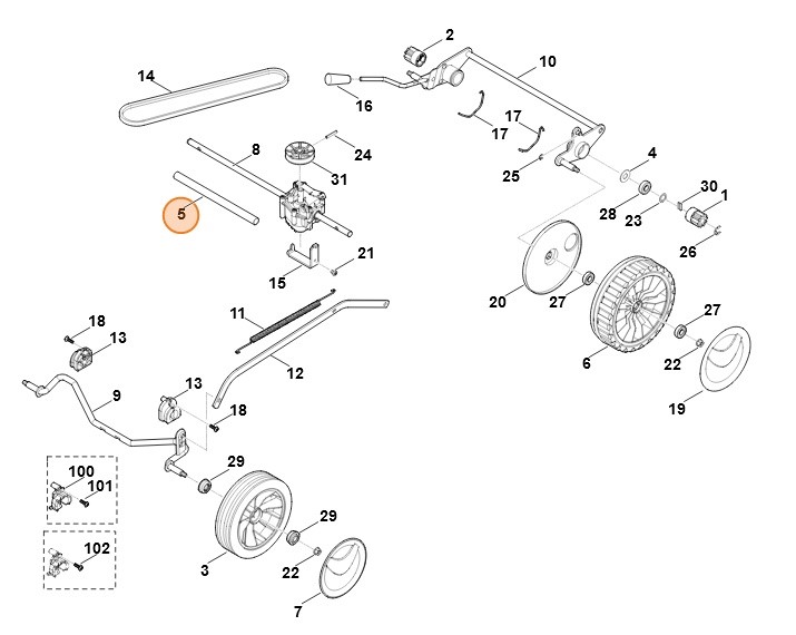 Rura, Stihl 61057039111