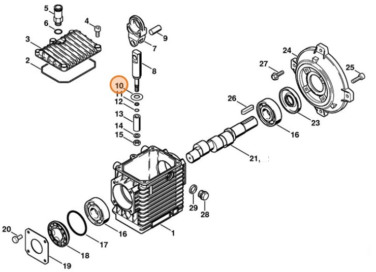 Pierścień uszczelniający, Stihl 47367092000