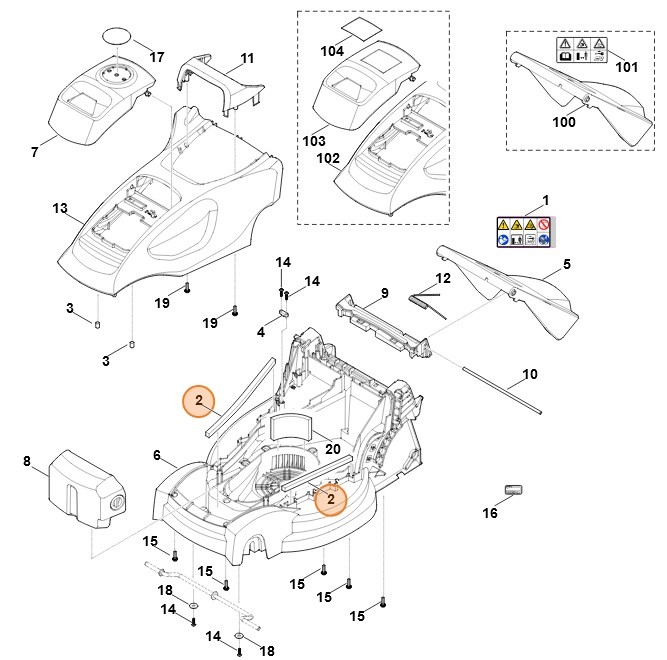 Zestaw filtrów, Stihl 63110071090